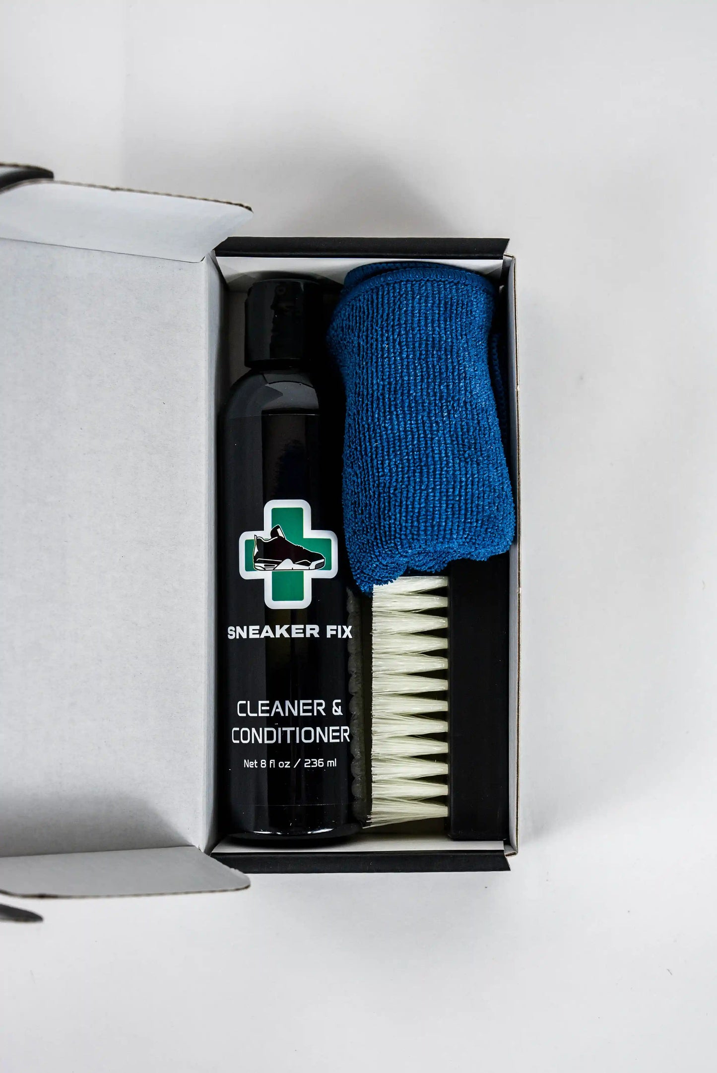 FIRST AID KIT - Shoe Cleaner Kit | 8oz Cleaner & Conditioner with Brush